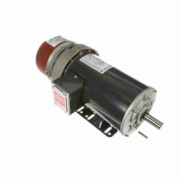 Marathon 1 Hp Brake Motor, 3 Phase, 1200 Rpm, 230/460 V, 145Tc Frame, Tefc K2044